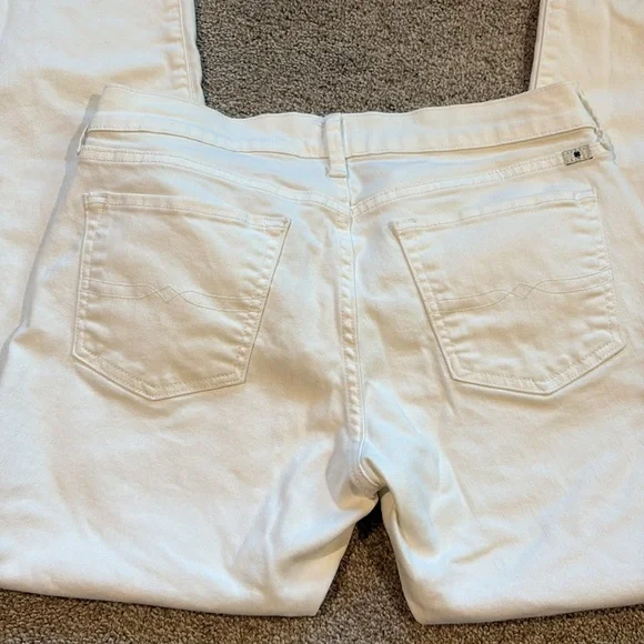 Lucky Brand White Sweet Straight Leg Jeans Classic Style 6/28 - Picture 6 of 8
